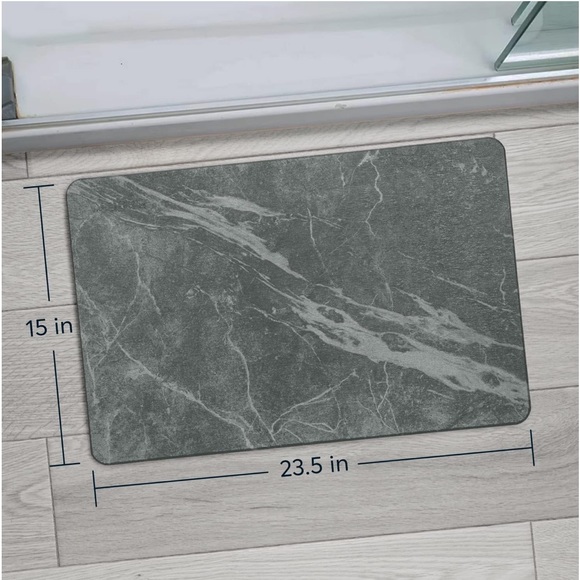 Slate Stone Bath Mat - Picture 2 of 8